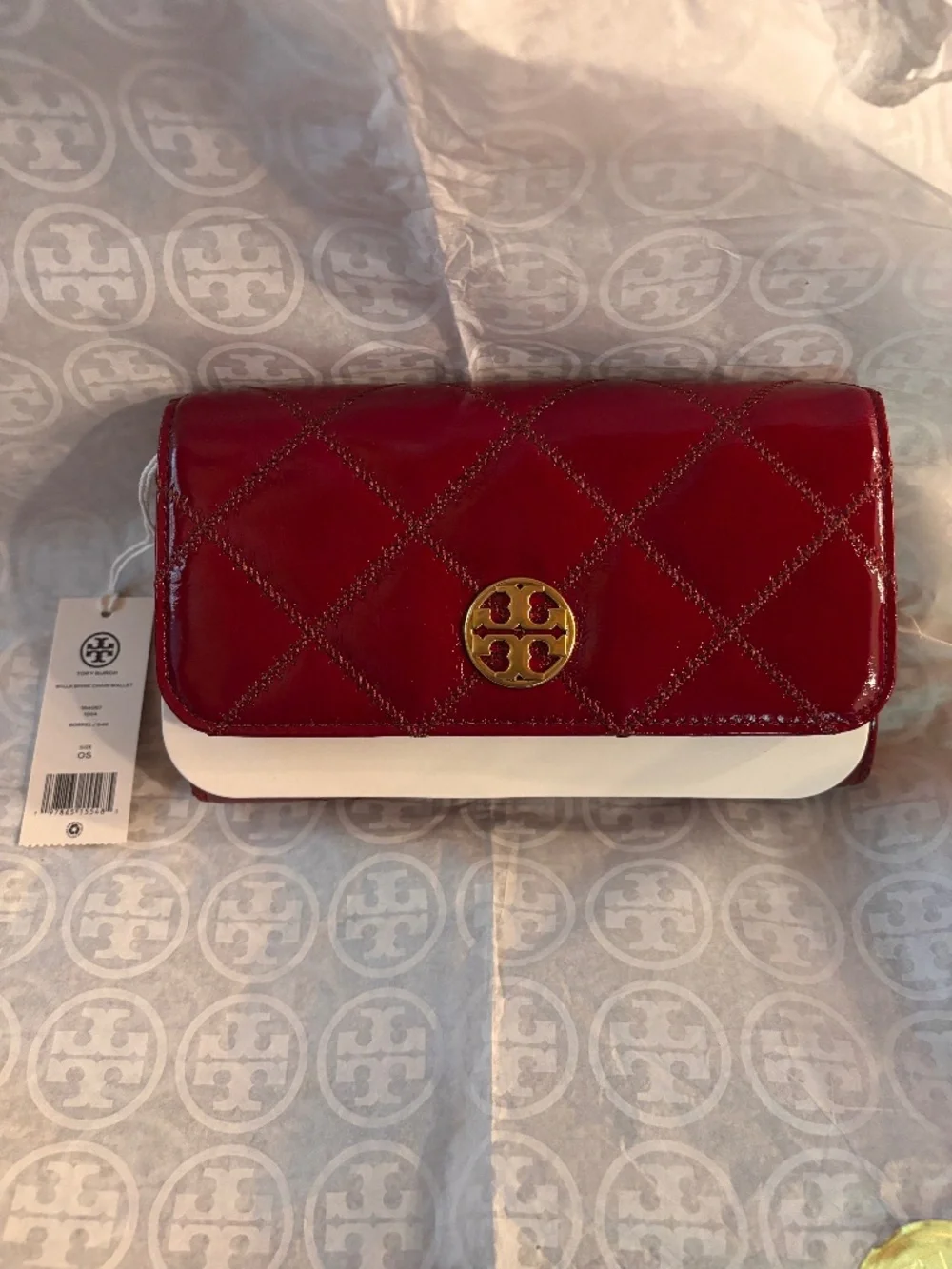 Tory Burch Willa Shine bag in Sorrel NWT